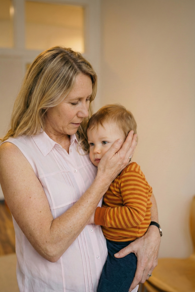 Nadja macht Brondo-Therapie bei einem kleinen Kind