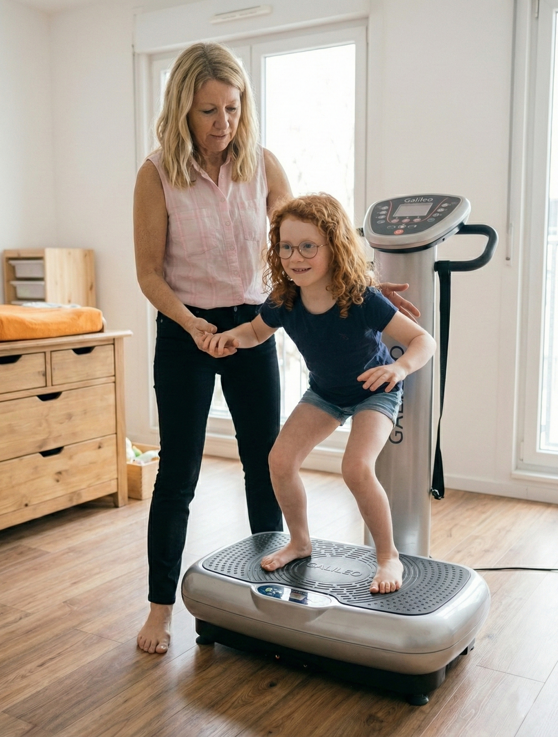 Nadja beim Galileo-Training